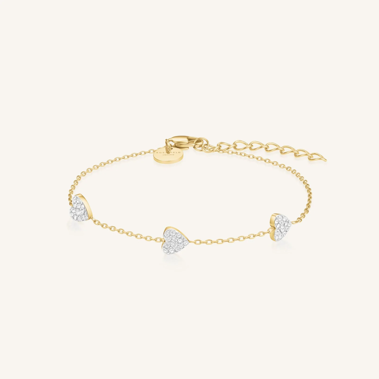 3-Herzen-Armband