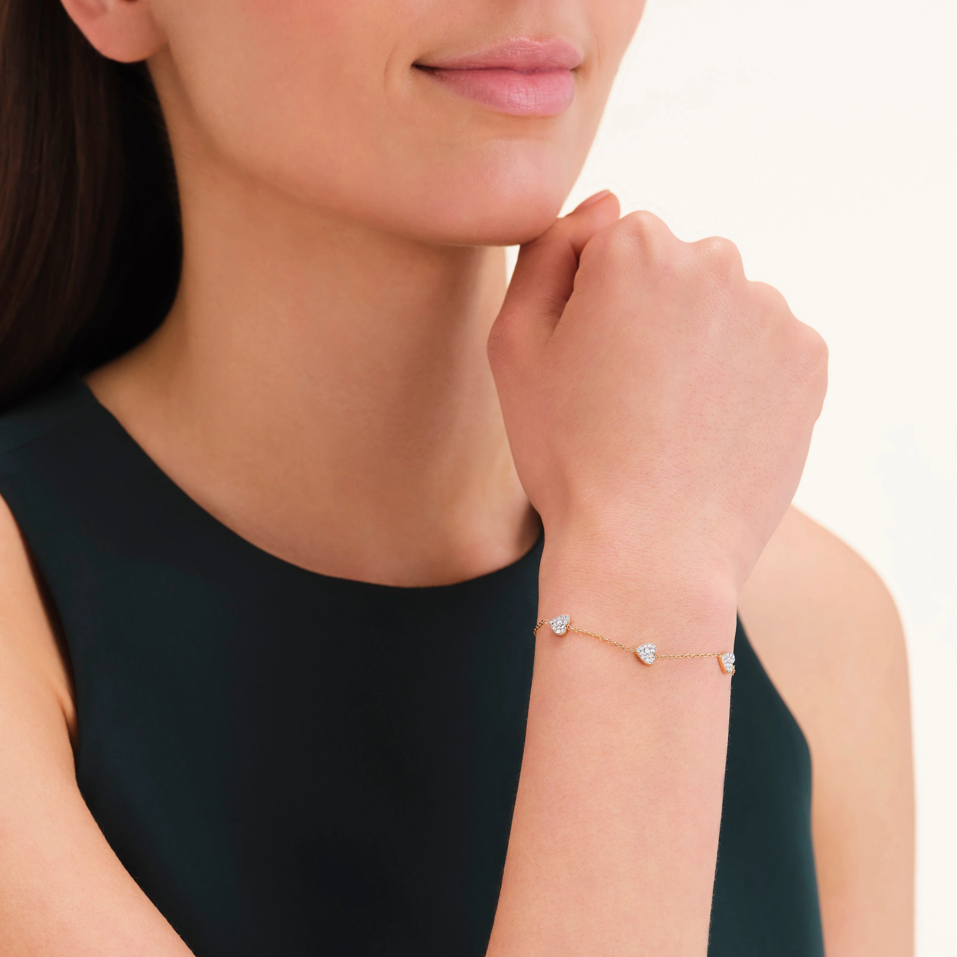 3-Herzen-Armband - Image 2