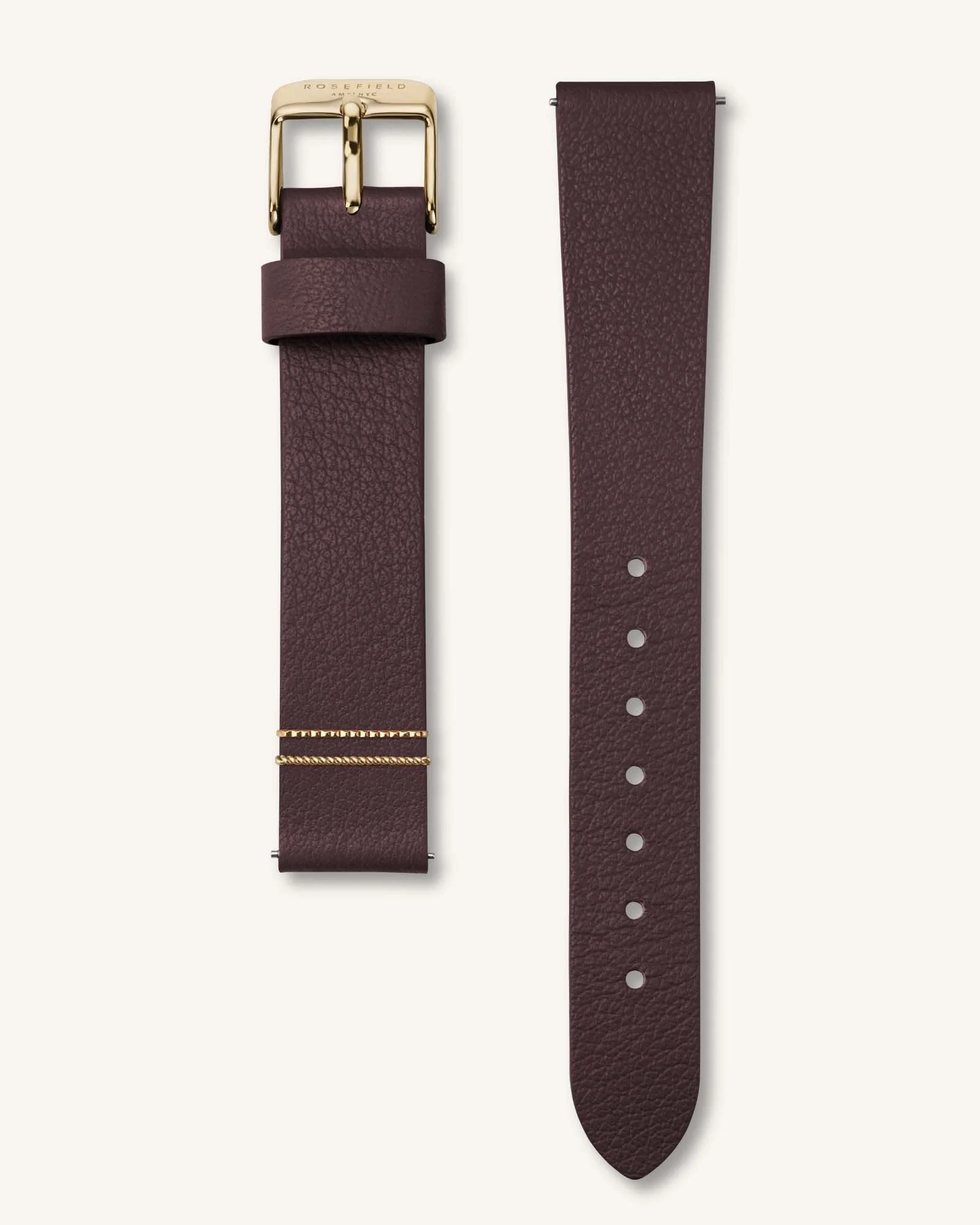 Armband Aubergine Gold