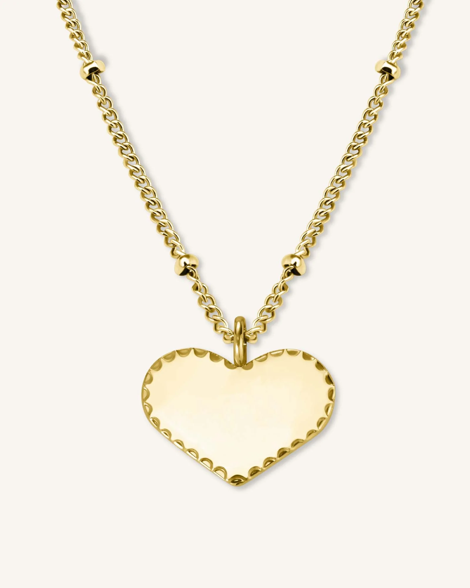 Single Heart Halskette - Image 3