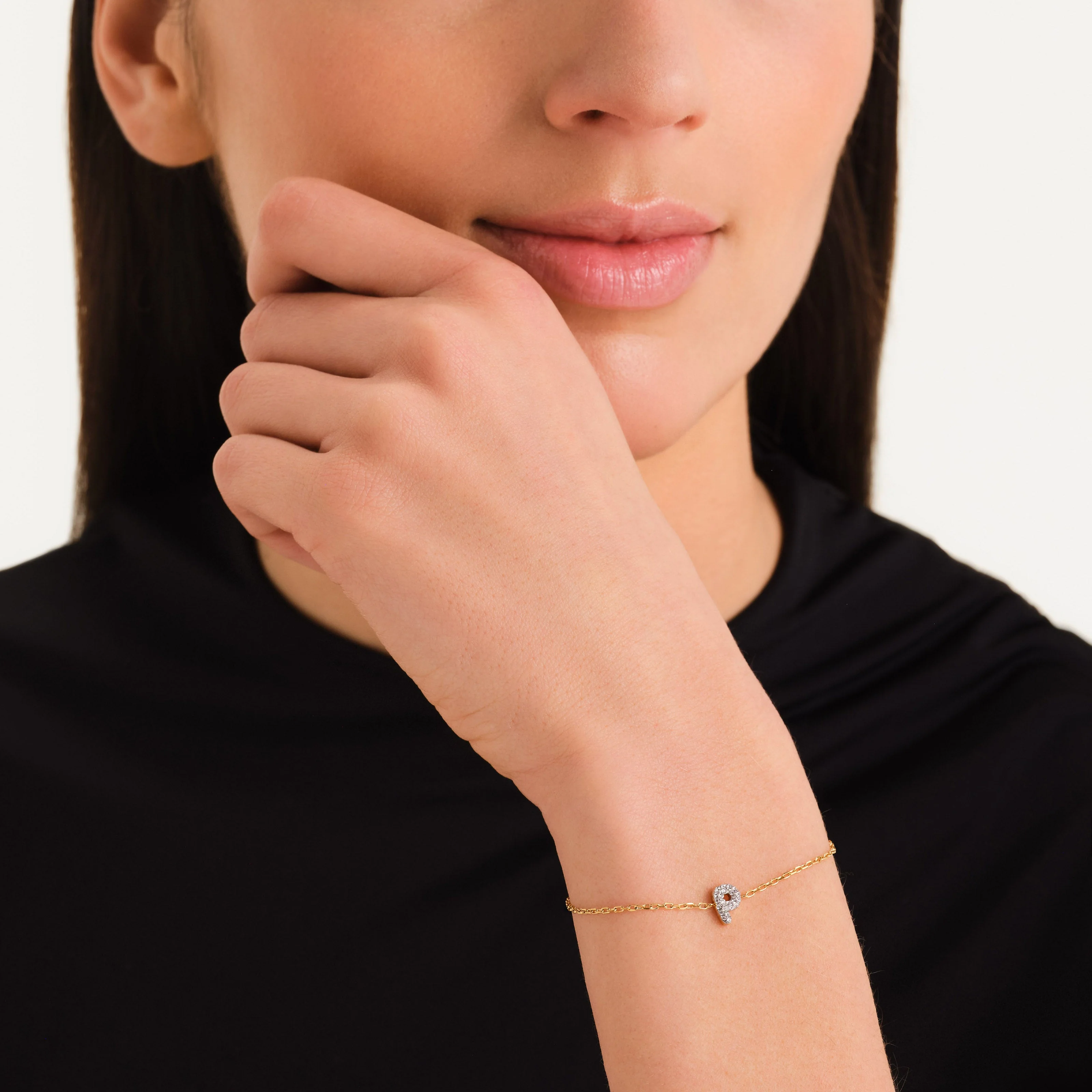Kristall buchstabe P Armband - Image 2