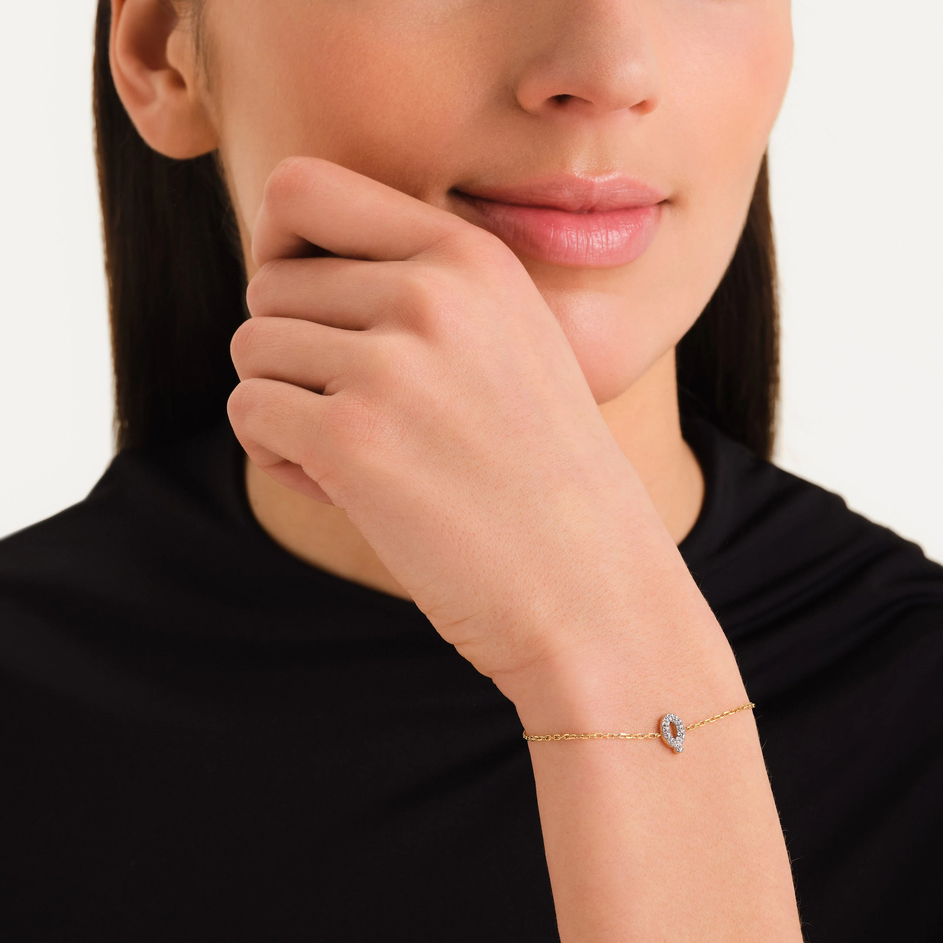 Kristall buchstabe Q Armband - Image 2