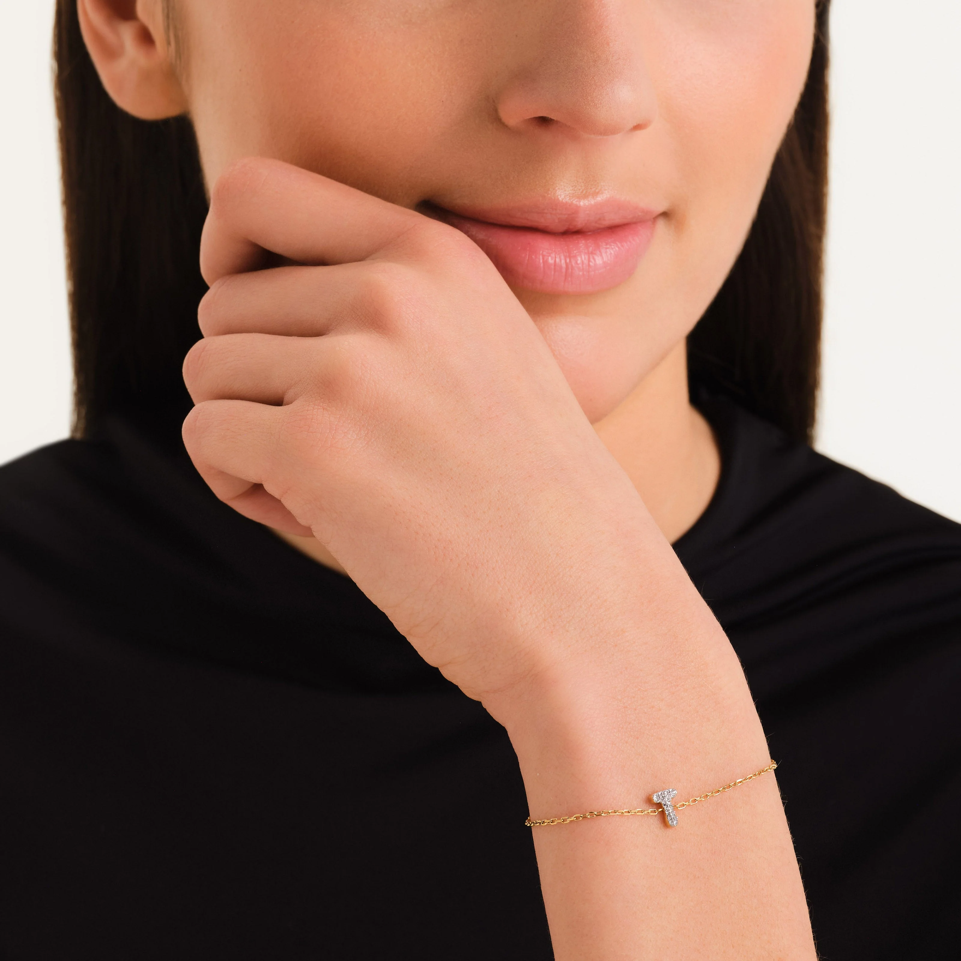 Kristall buchstabe T Armband - Image 2