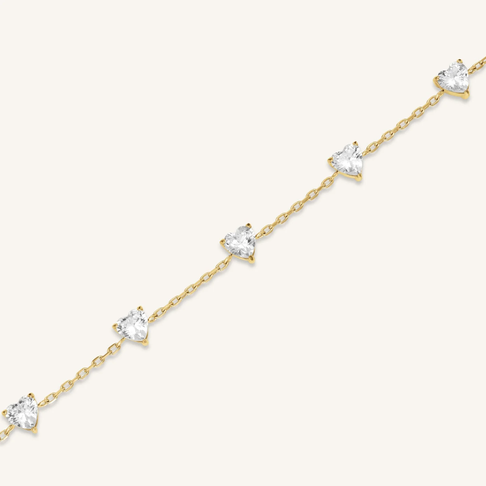 Armband mit Herzreihe - Image 3