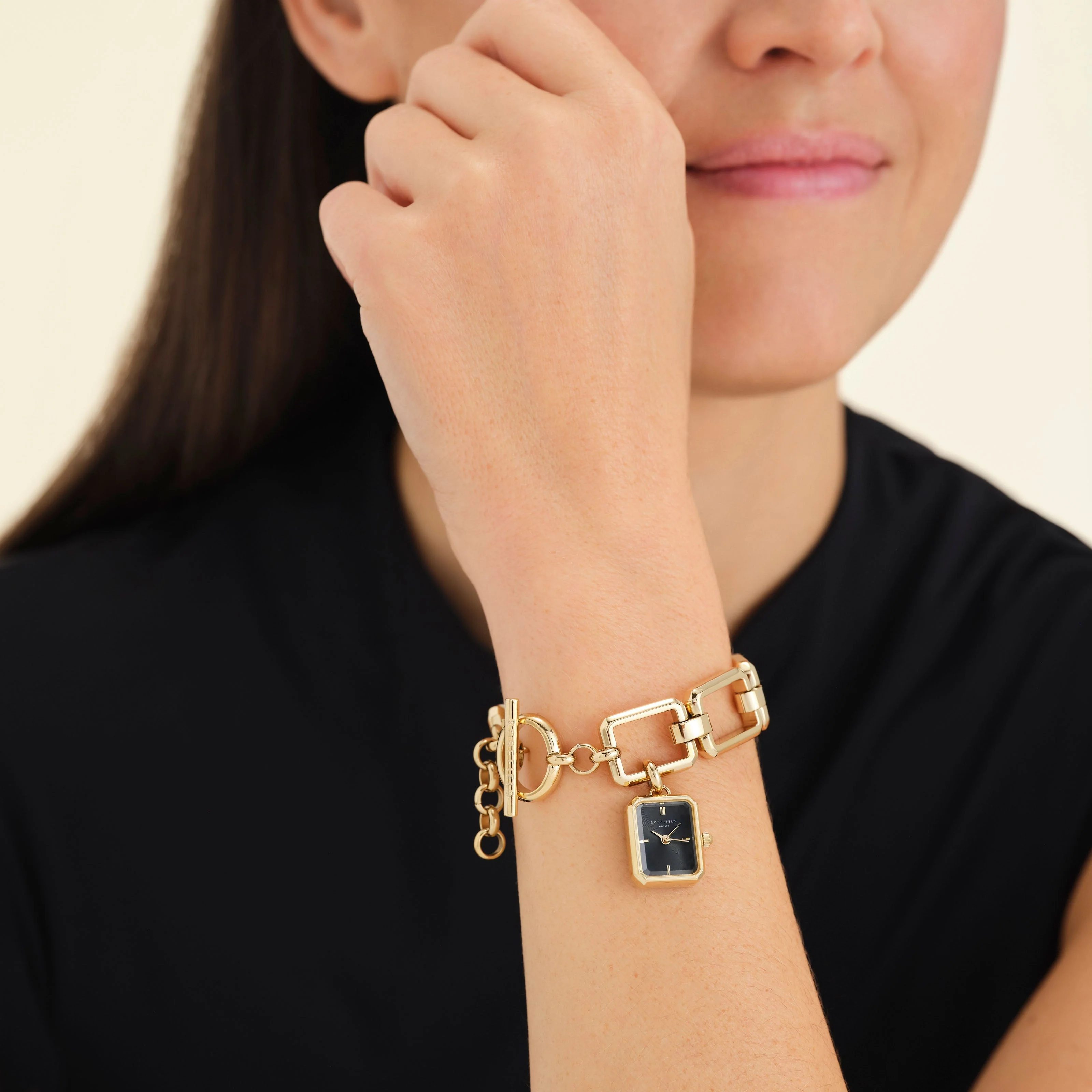 Octagon Chain Gold Schwarz - Image 2