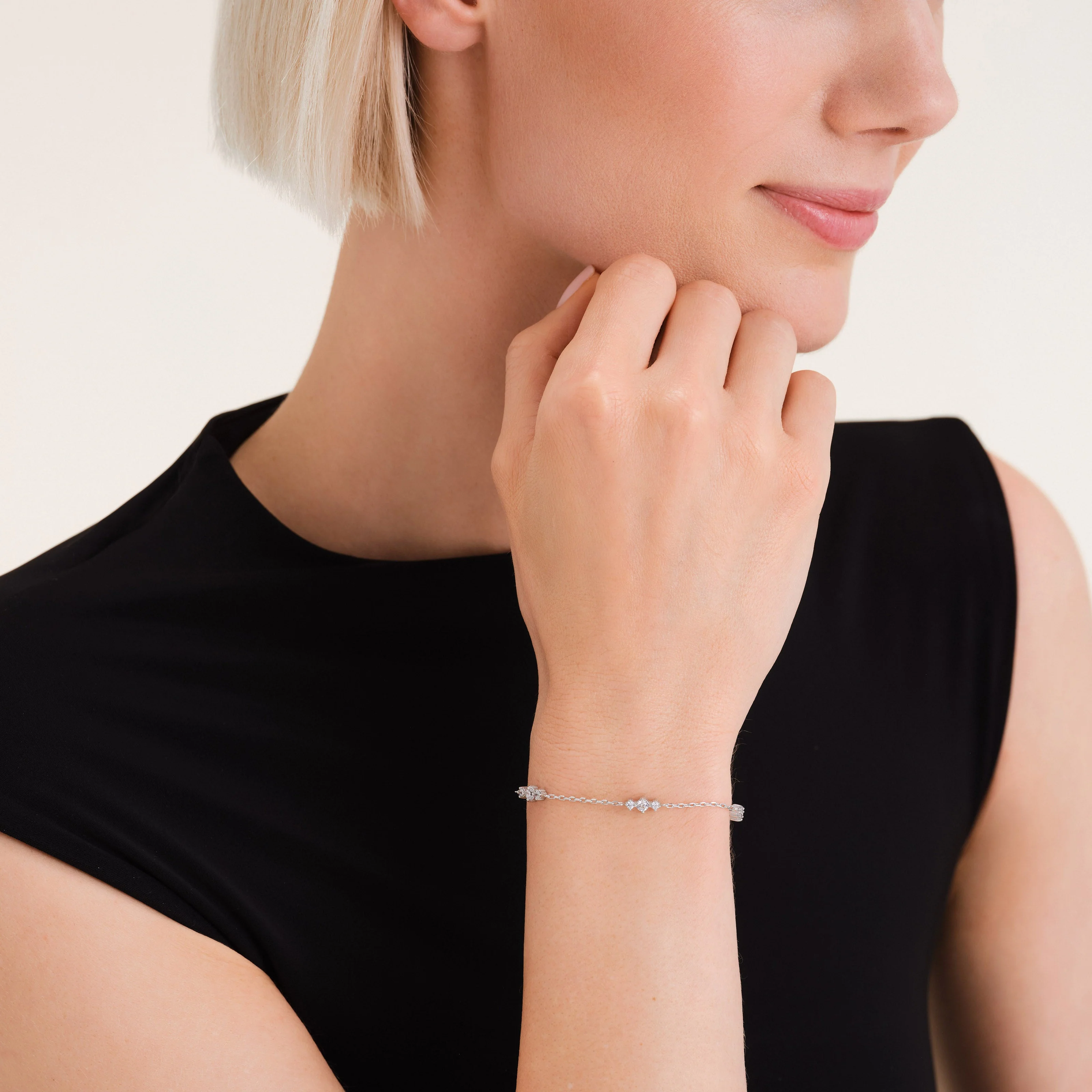 Dreifaches Steine-Armband - Image 2